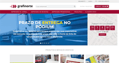 Desktop Screenshot of grafinorte.com.br